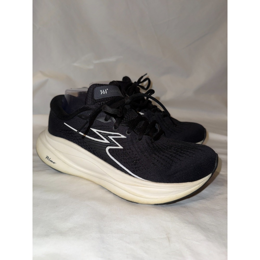 361 Degrees Ventus Y2551-0900 Women's Sneakers 7.5‎ Black Athletic Running Shoes